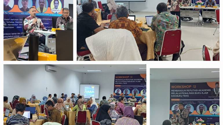 UNP dan Rajagrafindo Selenggarakan Lokakarya Penulisan Buku Ajar dan Buku Teks