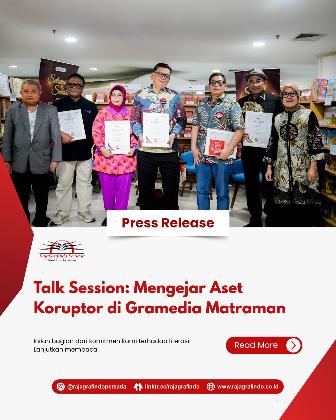 Talk Session Mengejar Aset Koruptor